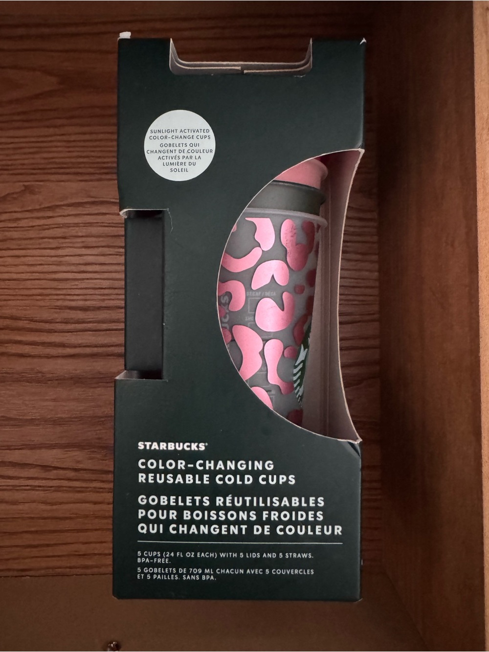Starbucks 24oz Color-Changing Reusable Cold Cup